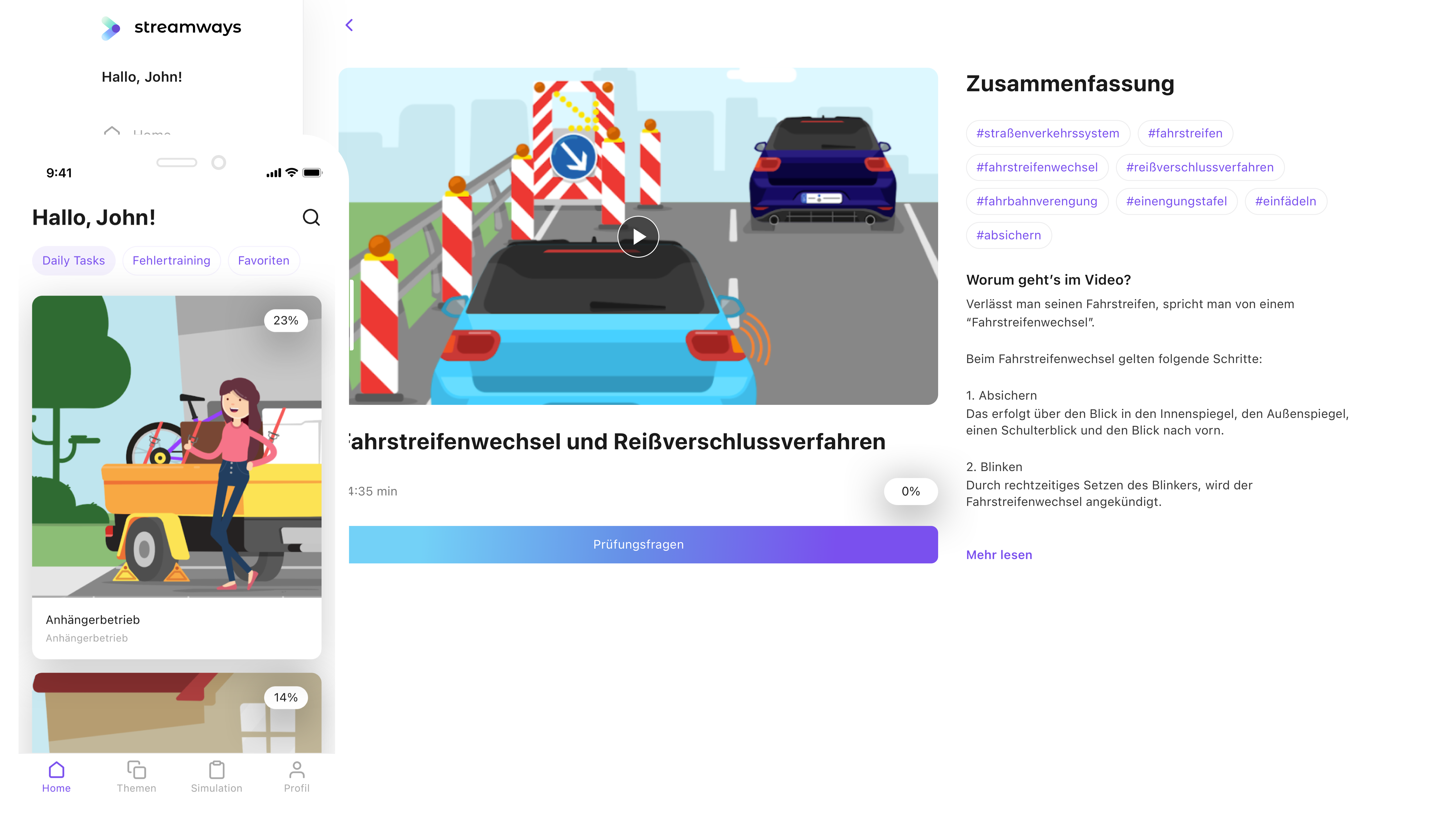 Die Zukunft ist da. Die neue Führerschein App